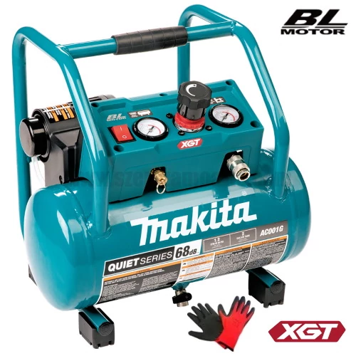 Makita AC001GZ Akkus kompresszor 40V MAX XGT (akku és töltő nélkül)