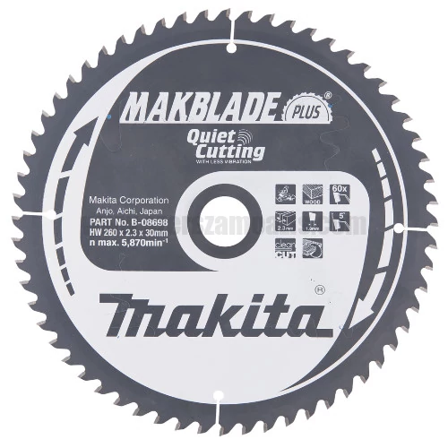 Makita Makblade körfűrésztárcsa 260x30mm Z60 (B-08698)