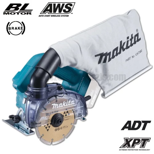 Makita DCC500Z Akkus száraz gyémántvágó 18V (akku és töltő nélkül)