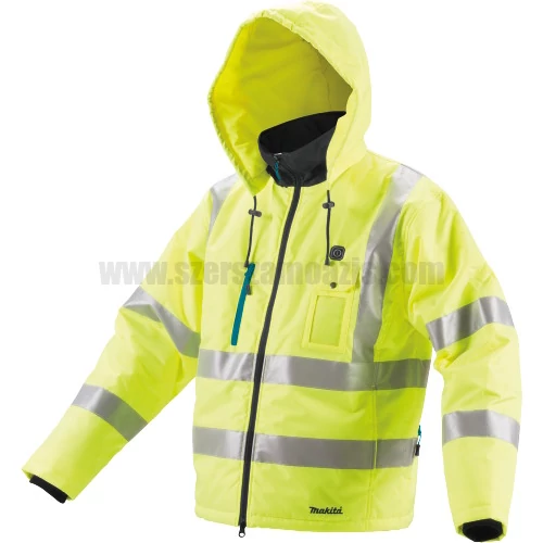 Makita DCJ206Z3XL akkus Fűthető neon kabát 18V LXT (akku és töltő nélkül) 3XL