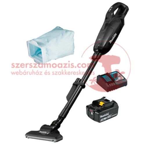 Makita DCL285FRFB akkus Porszívó fekete (18V/3.0Ah)