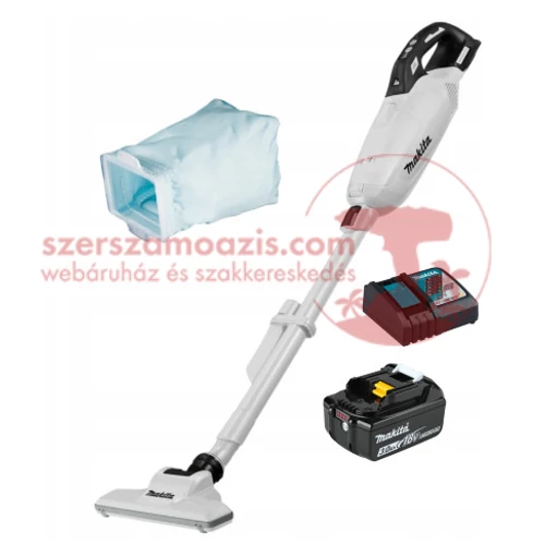 Makita DCL285FRFW Akkus porszívó fehér (18V/3.0Ah)