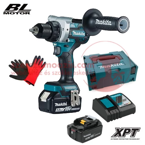 Makita DDF486RTJ akkus fúró-csavarbehajtó (18V/2x5.0Ah)