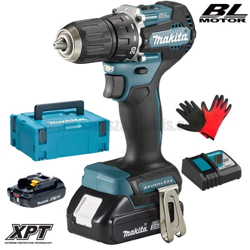 Makita DDF487RAJ Akkus fúró-csavarbehajtó (18V/2x2.0Ah)