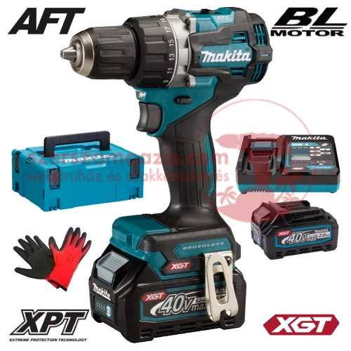 Makita DF002GA201 Akkus ütvefúró-csavarbehajtó 40V MAX XGT/2x2.0Ah MAKPAC kofferben