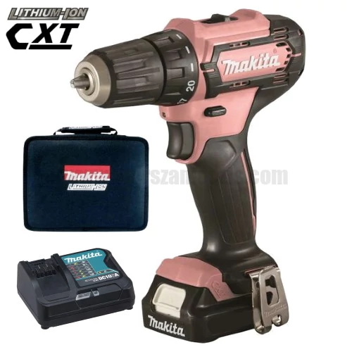 Makita DF333DSAP1 Akkus fúró-csavarbehajtó (10.8V/2.0Ah) rózsaszín - pink