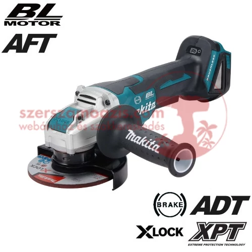 Makita DGA520ZX1 Akkus sarokcsiszoló 18V X-LOCK