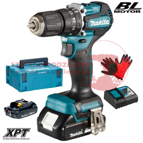 Makita DHP487RAJ Akkus ütvefúró-csavarbehajtó (18V/2x2.0Ah)