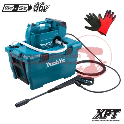 Makita DHW080ZK Akkus magasnyomású mosó 2x18V (akku és töltő nélkül)
