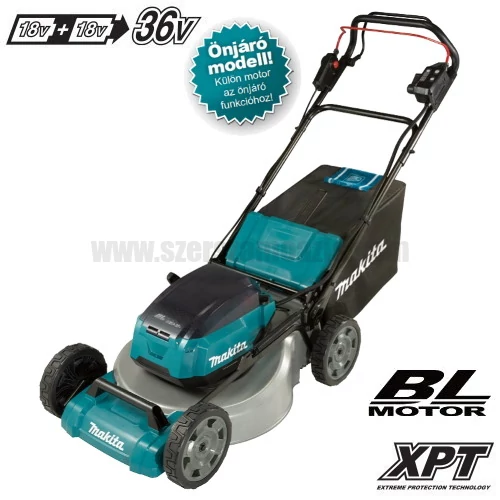 Makita DLM465Z Önjáró akkus fűnyíró 2x18V/46cm (akku és töltő nélkül)