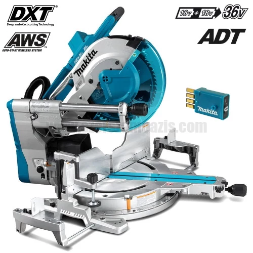 Makita DLS211Z Akkus gérvágó fűrész 2x18V