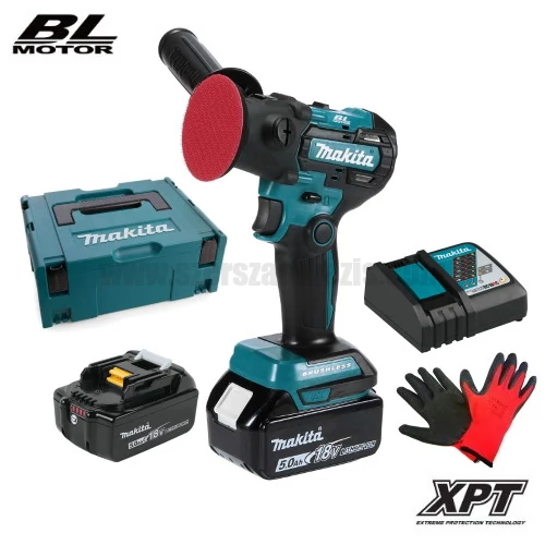 Makita DPV300RTJ Akkus polírozó (18V2x5.0Ah)