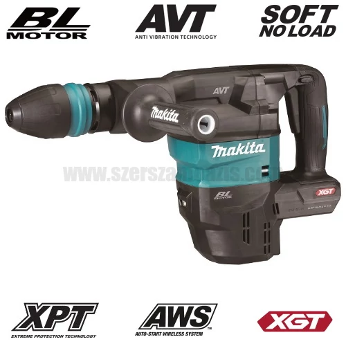 Makita HM001GZ02 Akkus SDS-Max vésőkalapács 40V MAX XGT/9.4J kofferben (akku és töltő nélkül)