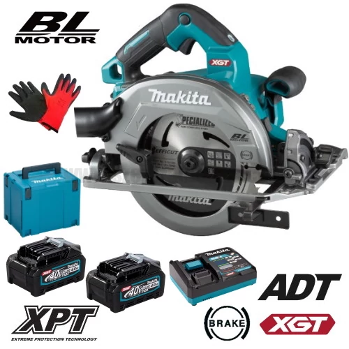 Makita HS004GM201 Akkus körfűrész 40V MAX XGT/2x4.0Ah MAKPAC kofferben