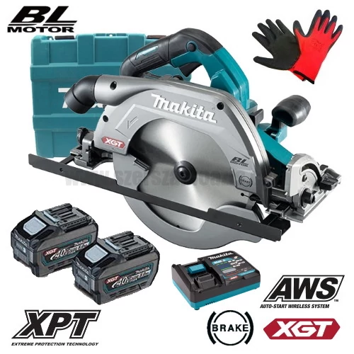 Makita HS009GT201 Akkus körfűrész 40V MAX XGT/2x5.0Ah kofferben