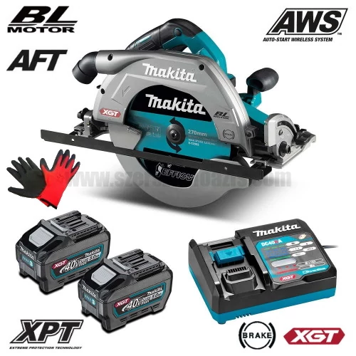 Makita HS011GT201 Akkus körfűrész 40V MAX XGT/2x5.0Ah