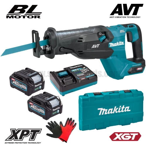 Makita JR002GD201 Akkus orrfűrész 40V MAX XGT/2x2.5Ah kofferben