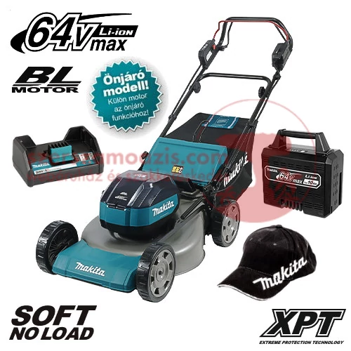 Makita LM004JB101 önjáró Akkus fűnyíró 64V Max 10.0Ah/53cm