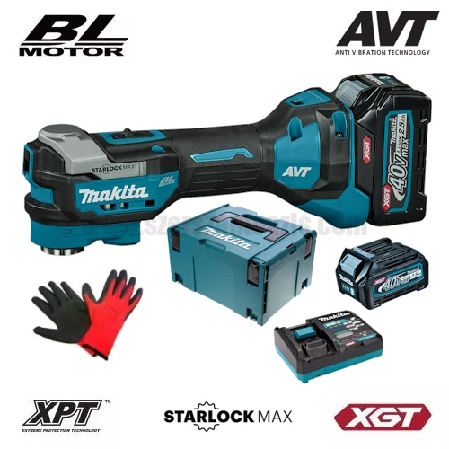 Makita TM001GD201 Akkus multigép 40V MAX XGT/2x2.5Ah MAKPAC kofferben + AJÁNDÉK
