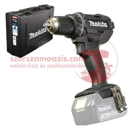 Makita DDF482ZKB Akkus fúró-csavarbehajtó 18V (akku és töltő nélkül) kofferben