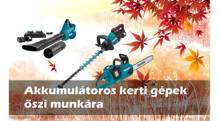 Őszi kerti munkához gépek