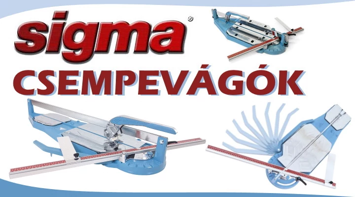 Sigma csempevágóval gyerekjáték a burkolás