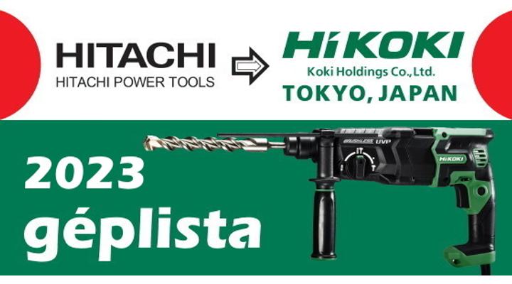 HiKOKI 2023 géplista