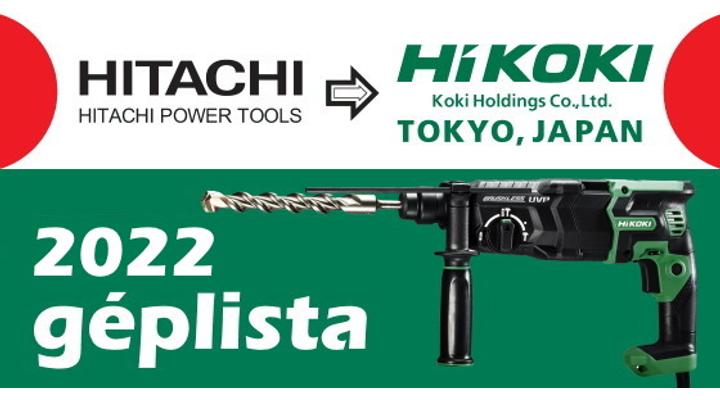 HiKOKI 2022-2023 géplista