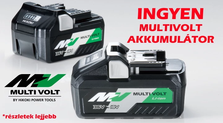 Multivolt ingyen akkumulátor ajándék akció