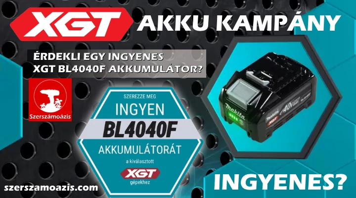 Fedezze fel a jövő kertigépeit – Ajándék akkumulátor minden vásárlás mellé!