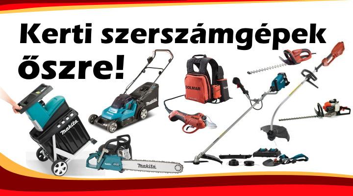 Kerti szerszámgépek őszre