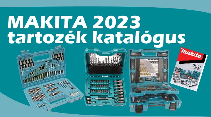 Makita 2023 gép tartozék katalógus