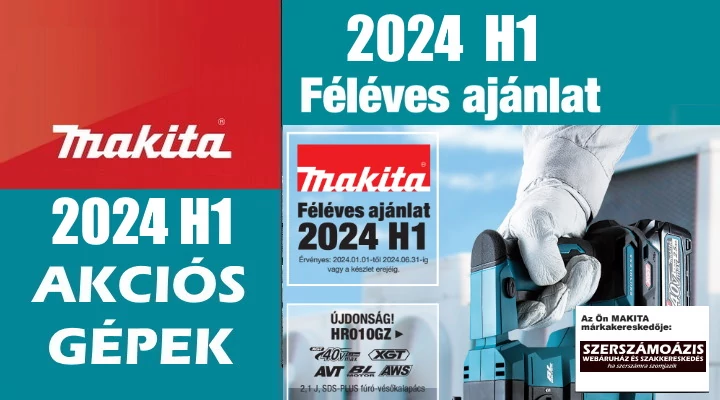 MAKITA 2024/H1 akciós géplista