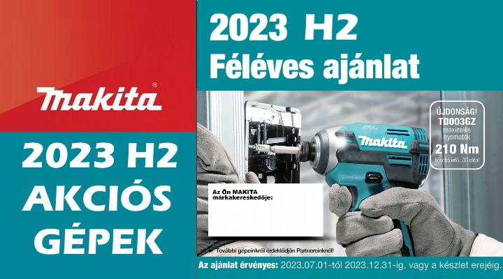 MAKITA 2023/H2 akciós géplista