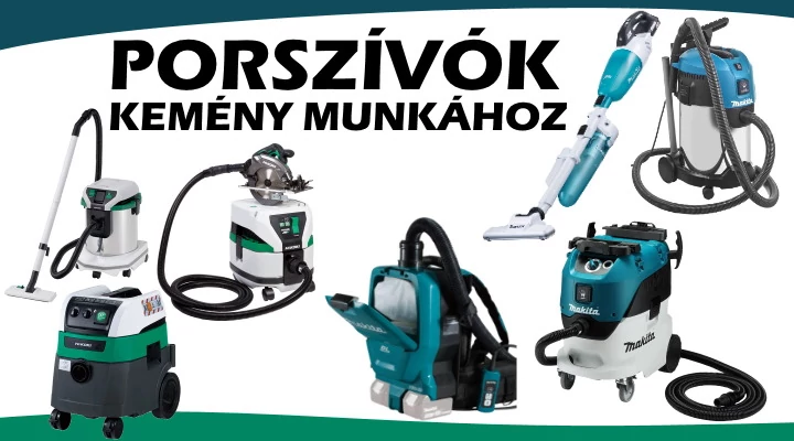Porszívók kemény munkához