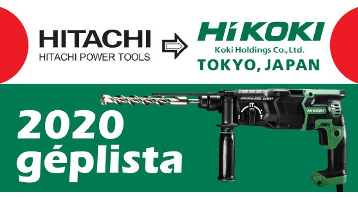 HiKOKI 2019-2020 géplista