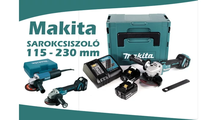 Makita sarokcsiszoló egyedülálló tulajdonságokkal