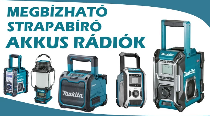 Maximális munkakedv a Makita rádió mellett